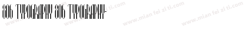 806 Typography 806 Typography字体转换